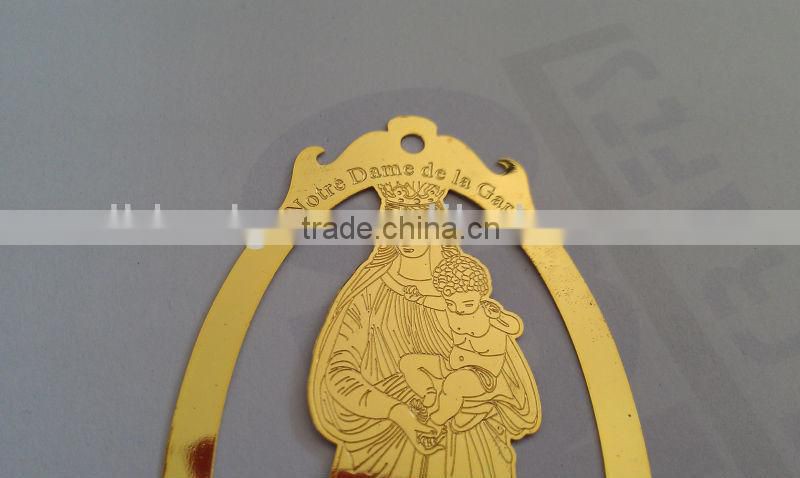 metal etched bookmark