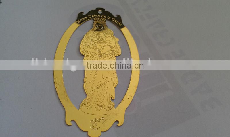 metal etched bookmark