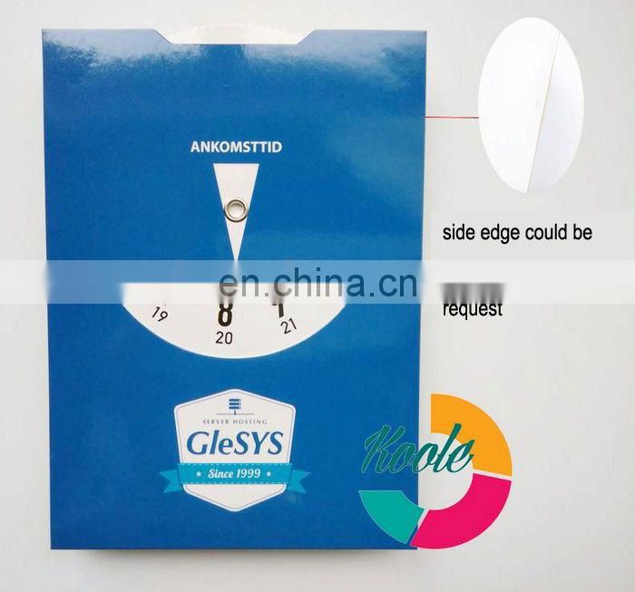 Export to France cardboard custom printing design parking disc