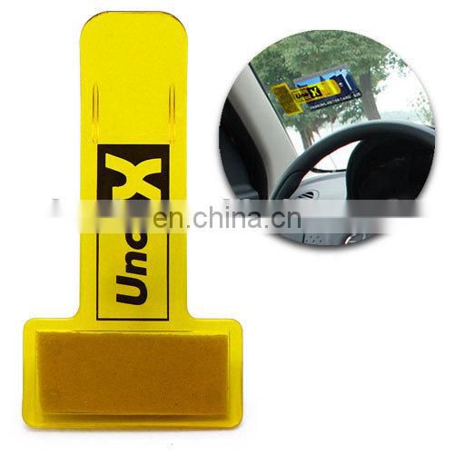 Cheap quality plastic parking ticket holder