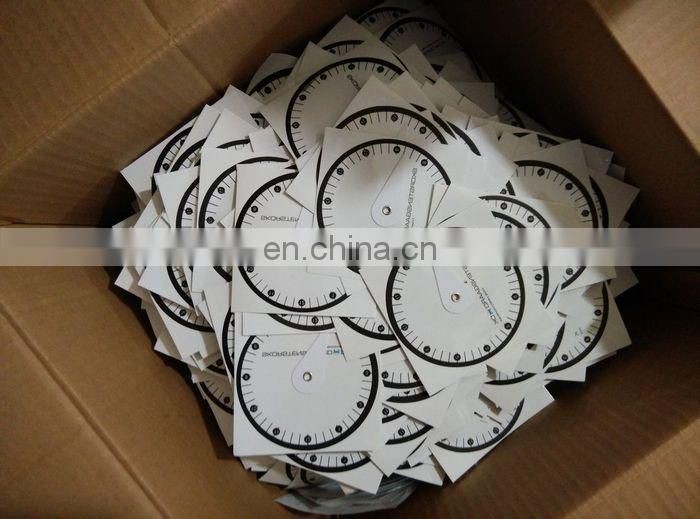 Self adhesive pvc vinyl parking disc sticker,parking clock