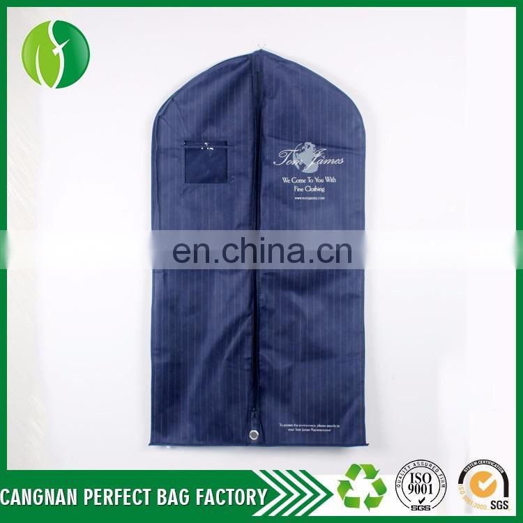 2016 Fashionable Customized wholesale non woven fabric long gown wedding dress garment bag