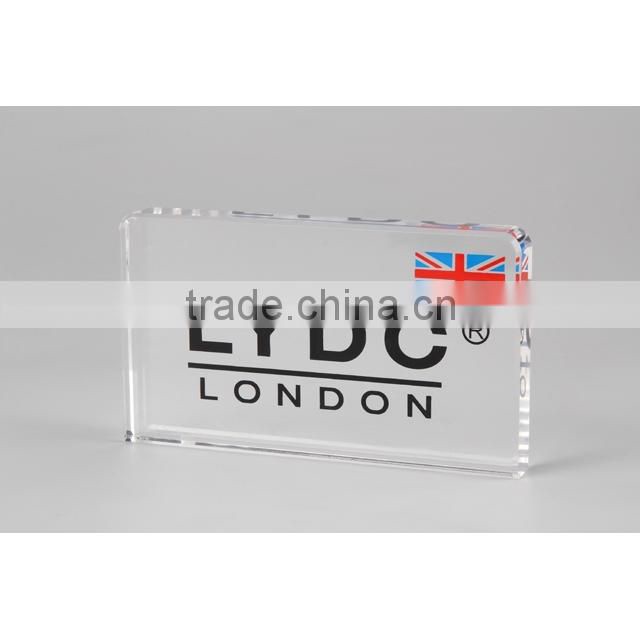 acrylic sign board stand plastic sign board