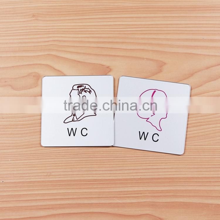 plastic sign board acrylic sign board toilet sign