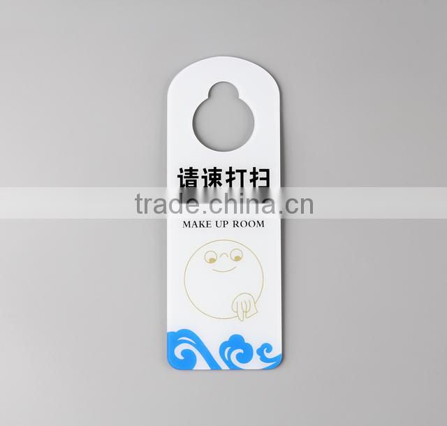 acrylic plastic sign board hotel door sign board