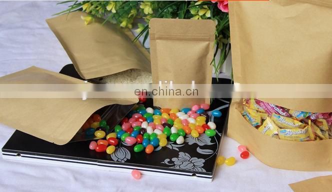 2015 kraft coffee bag with window