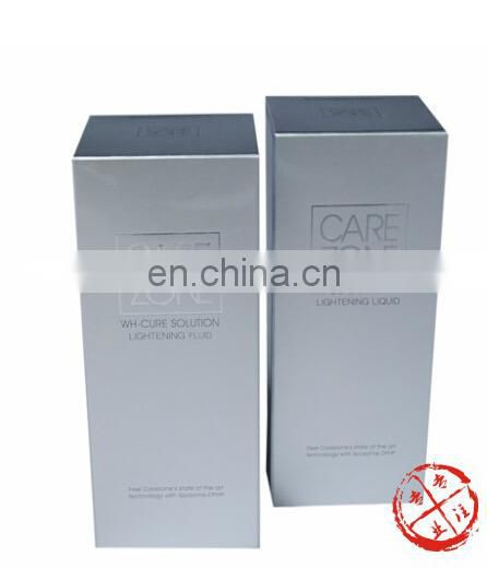 Coated paper foldable girl's makeup packing & glossy paper cosmetic box