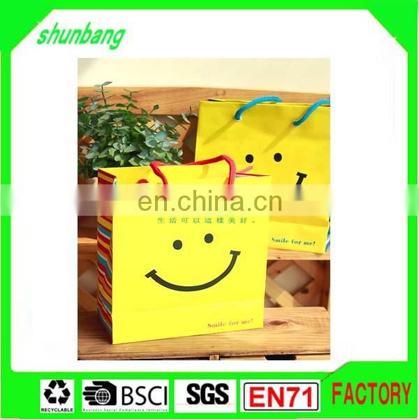2014 smile shopping paper bag