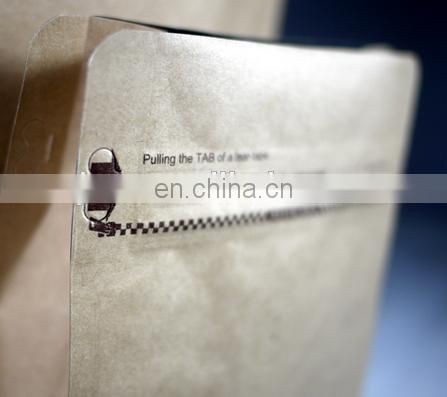 2015 Zip lock coffee packing bag
