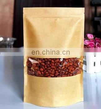 2015 kraft coffee bag with window