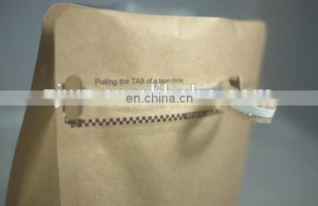 2015 Zip lock coffee packing bag