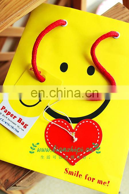 2014 smile shopping paper bag