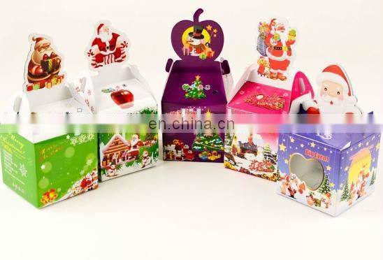 2015 wholesale custom food grade paperboard & christmas paper cake box