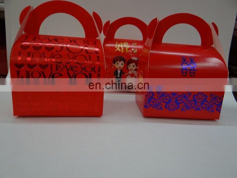 Factory directly ! Promotional Customized coated paper silver stamping paper box
