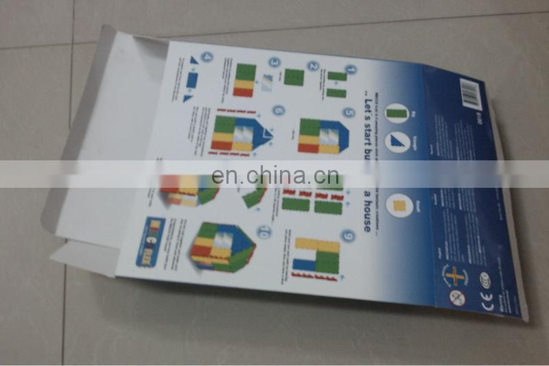 Promotional foldable glossy laminated full color printed paper packing box for gift