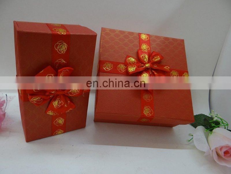 Factory price ! 2014 Newest Promotional Cheap Customized printed gift paper square box