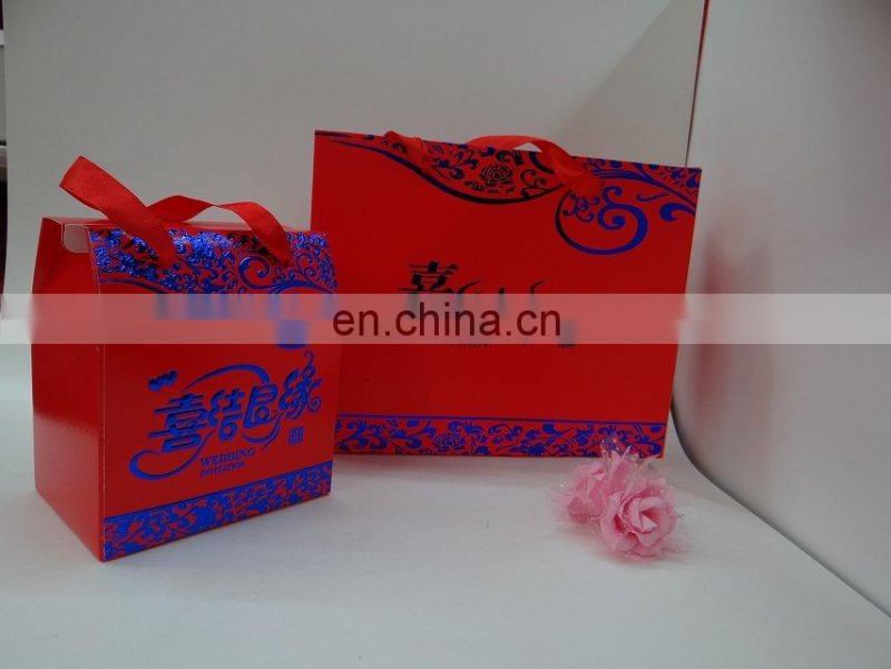 Factory directly ! Promotional Customized coated paper silver stamping paper box