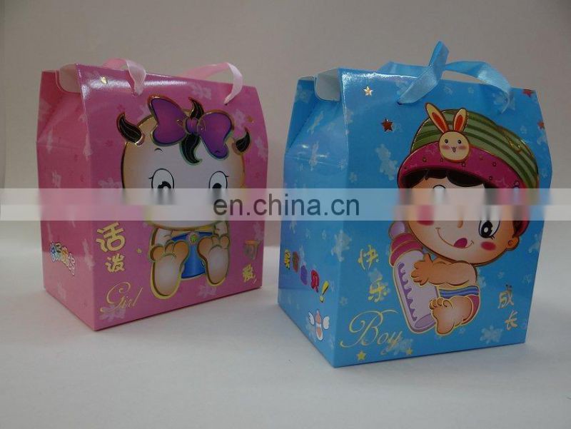 Factory directly ! Promotional Customized coated paper silver stamping paper box