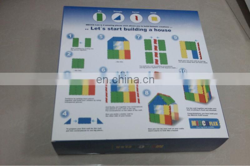 Promotional foldable glossy laminated full color printed paper packing box for gift