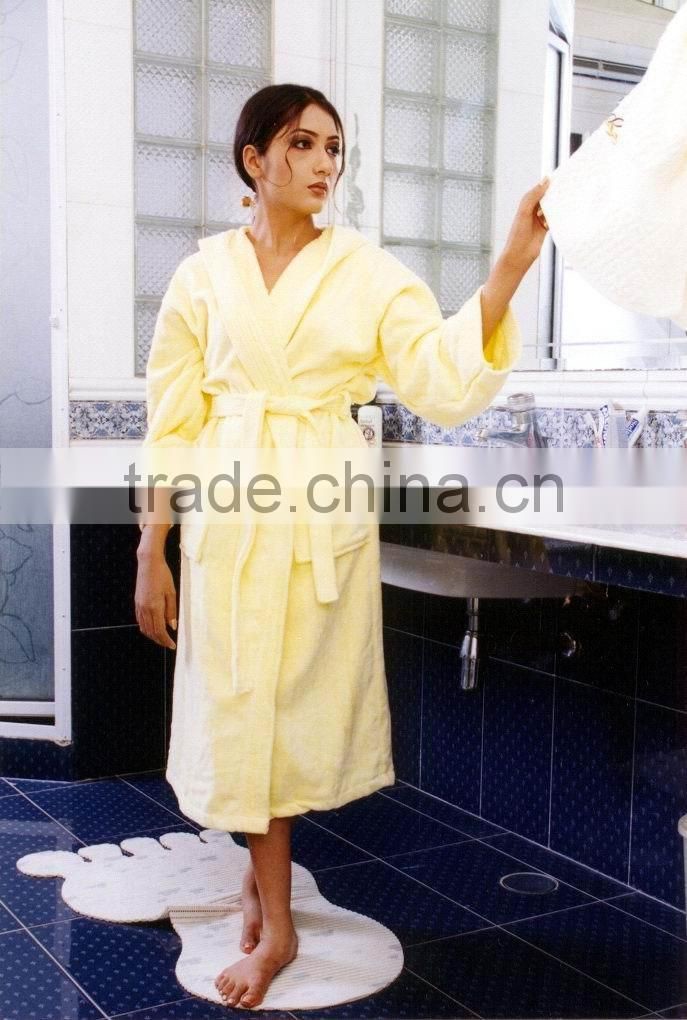 Pakistan Fashion Design Woman Cotton Bathrobe