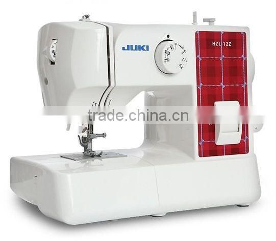 Juki HZL-12Z is a household sewing machine with 5 stitch patterns.