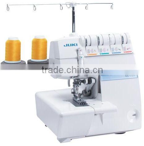 Juki MO-735 is a 2-Needle, 2/3/4/5 Thread Overlock with Chainstitch & Coverstitch machine.
