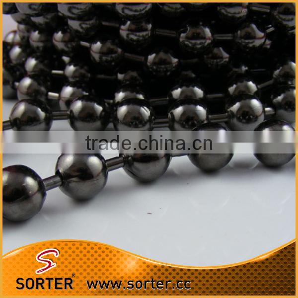 nickel plated steel ball chain facted ball chain