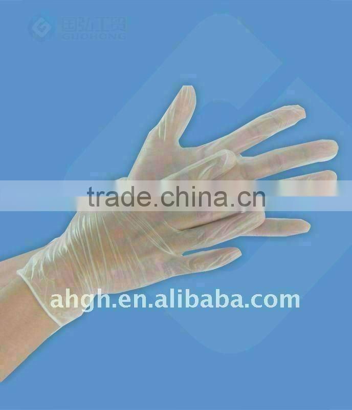 Powder free vinyl glove Latex free white, blue