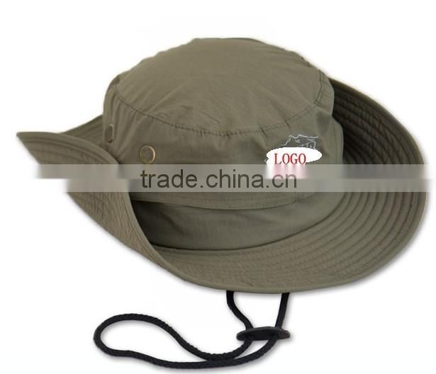 Custom Men Cotton Bucket Cap for Fishing