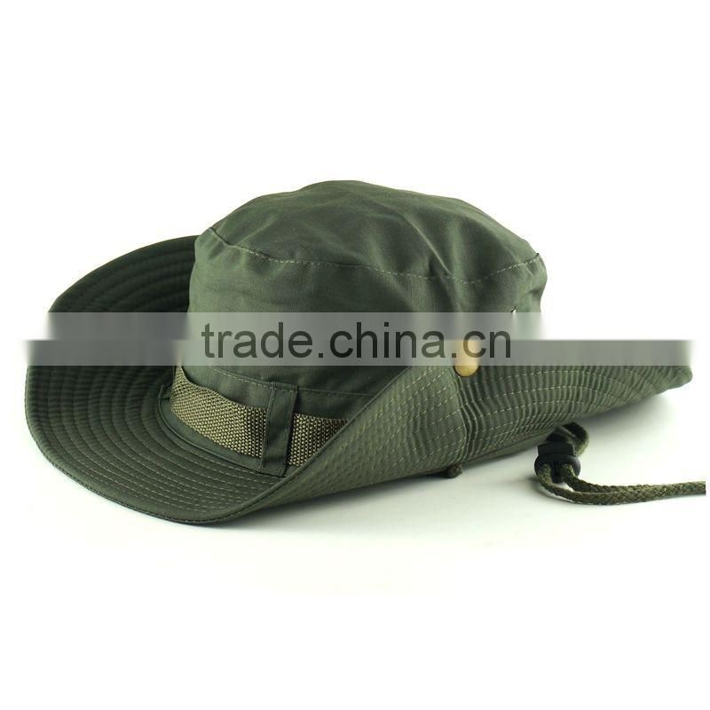 New Unisex Fishing Hunting Military Wide Brim Bucket Caps