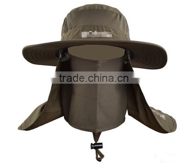 Custom Unisex Fishing Hunting Military Wide Brim Bucket Caps