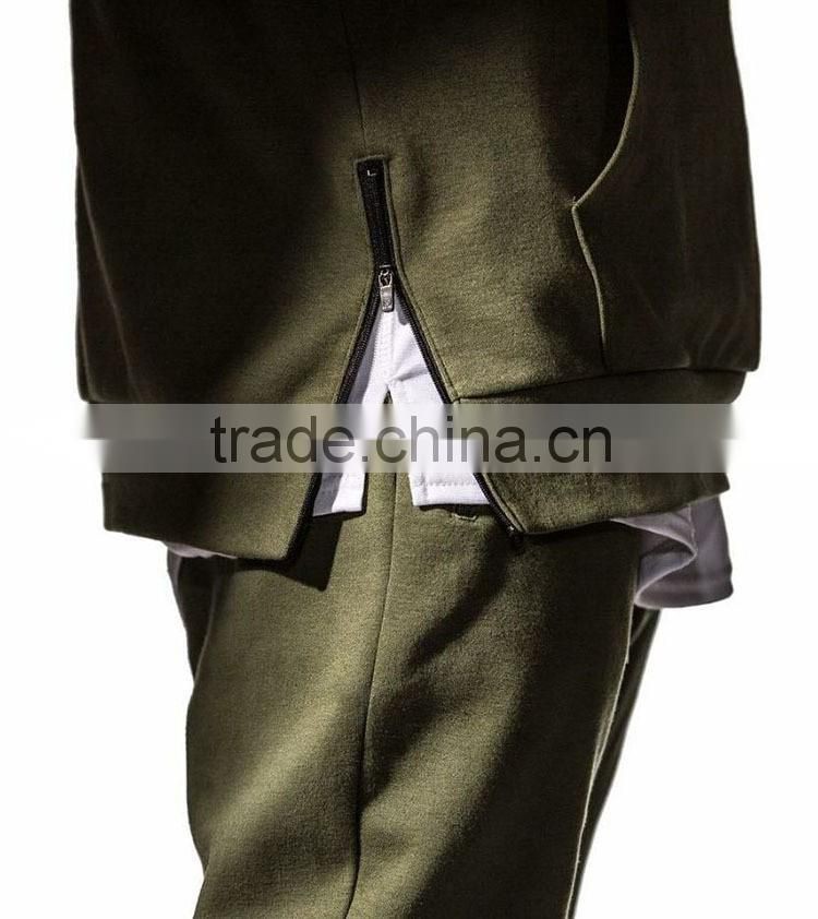 Wholesale Mens Cotton Sleeveless Pullover Gym Hoodies