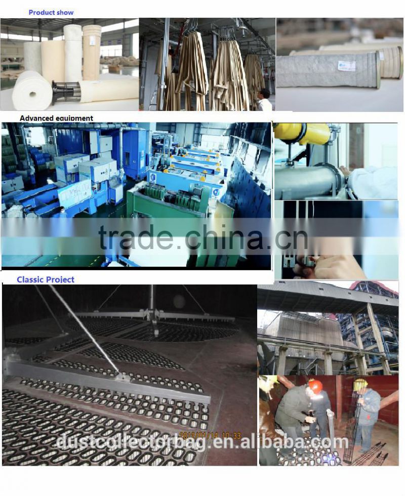 cement plant use Non-woven filter fabric/bag
