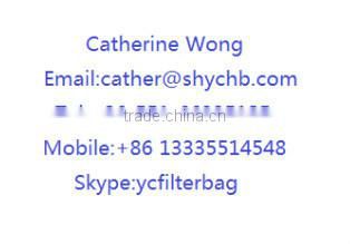 cement plant use Non-woven filter fabric/bag