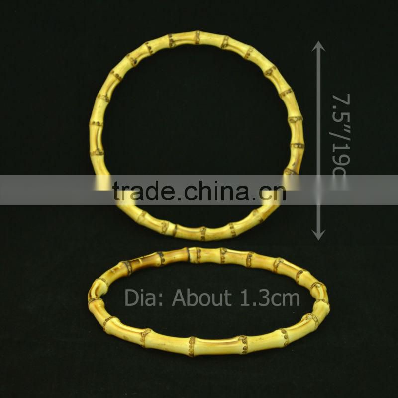 Round Bamboo Purse Handles