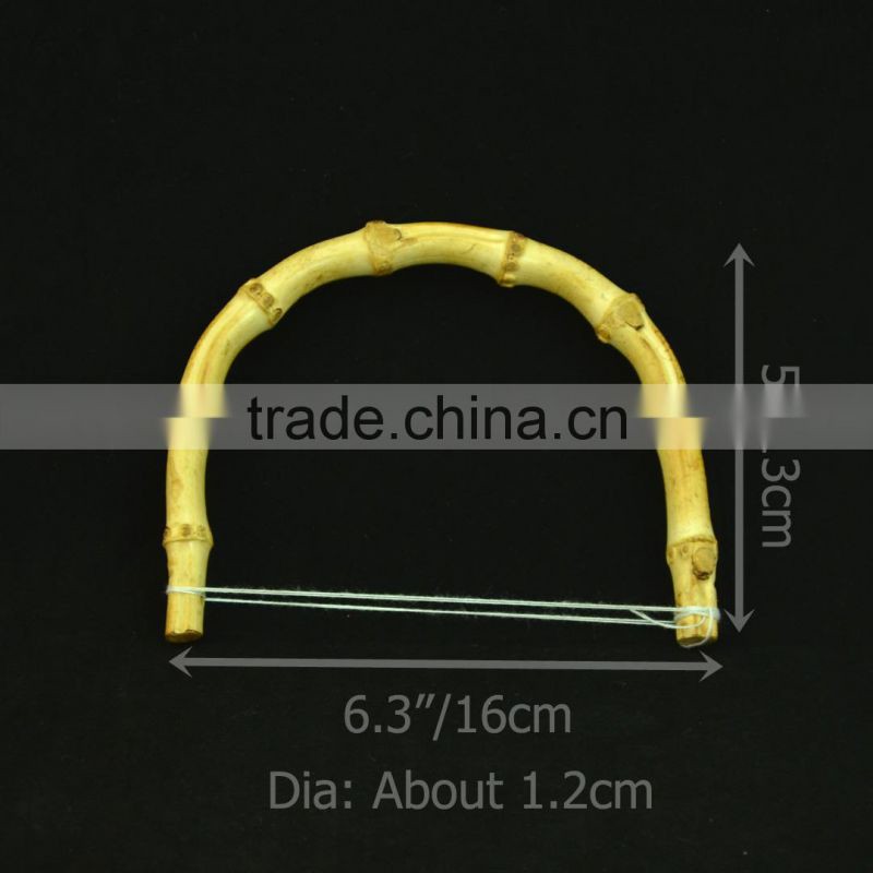 Honey Color Bamboo Handbag Handle