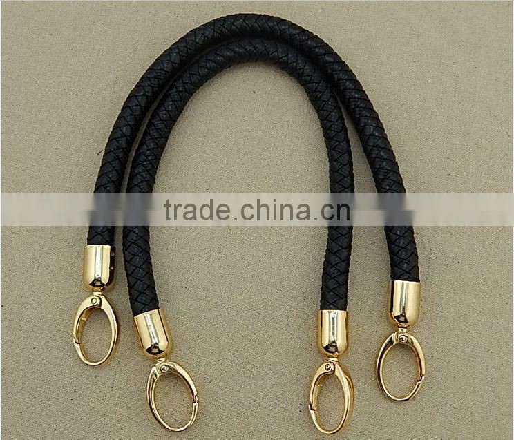 The high quality fashion PU leather bag handles
