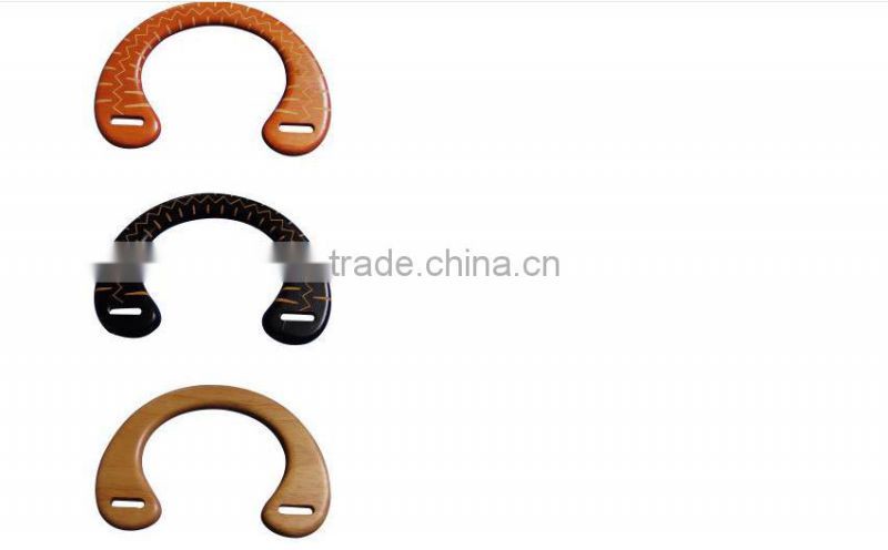 Environment-friendly with high quality wooden bag handles