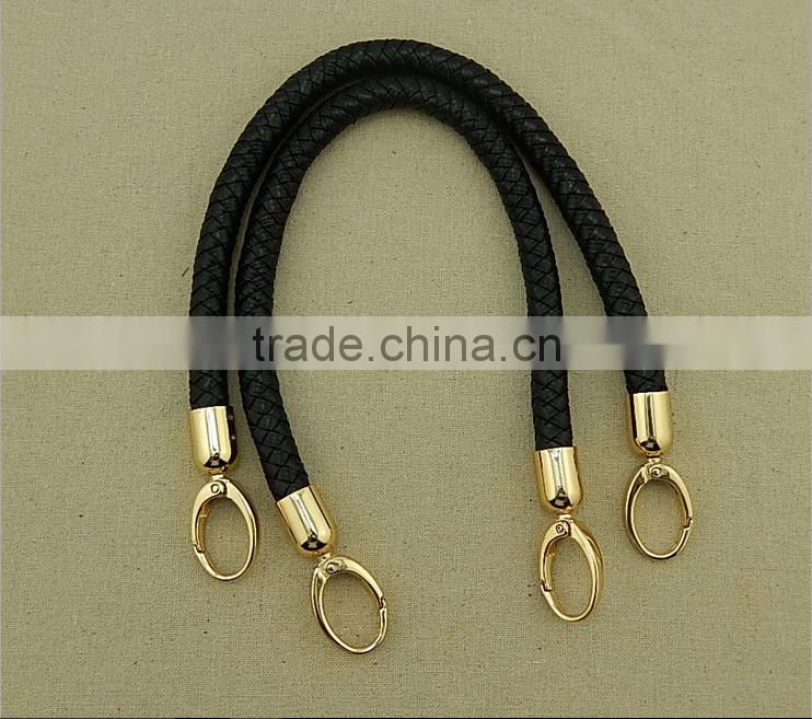 The high quality fashion PU leather bag handles