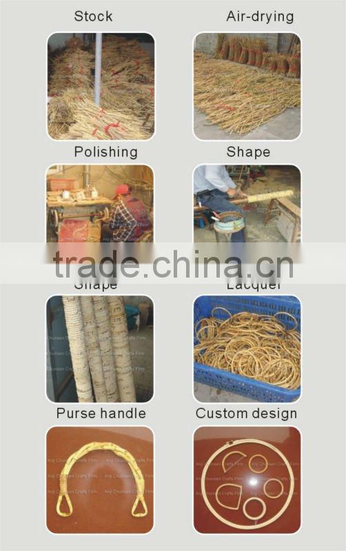 Natural Bamboo Purse Handles