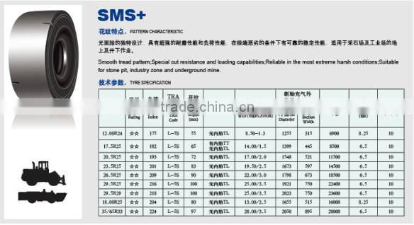 high quality hot new OTR tyres