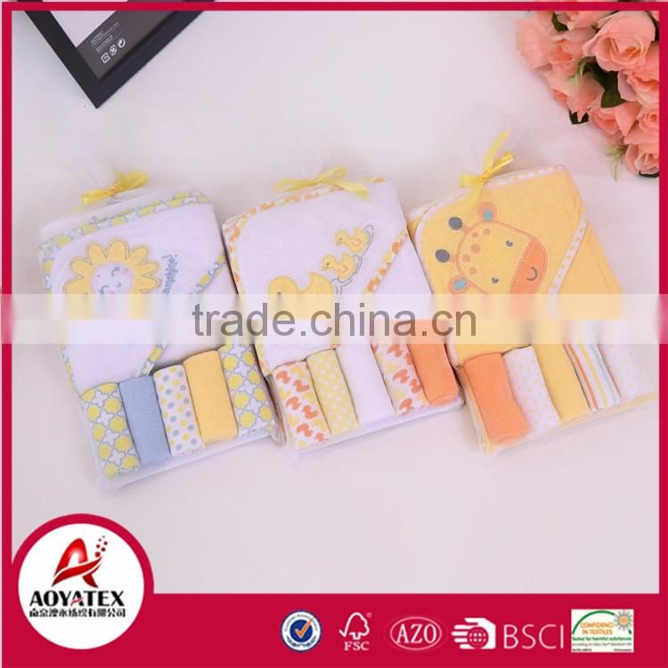 6pack washcloths for baby using,100% polyester organic bamboo baby washcloths