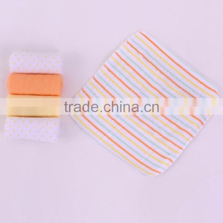 6pack washcloths for baby using,100% polyester organic bamboo baby washcloths
