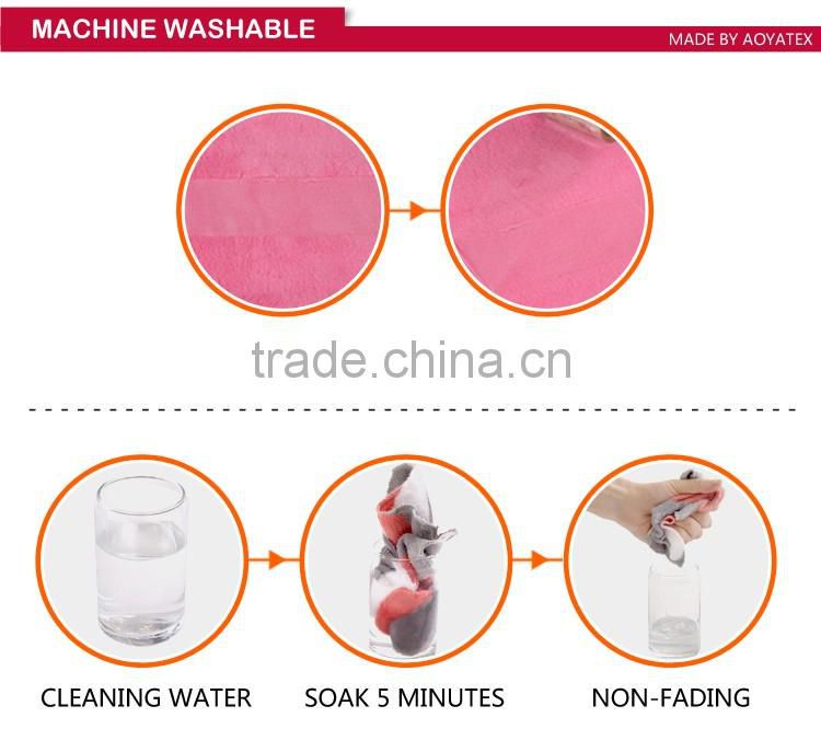 Wholesale pack baby washcloths,100% polyester organic bamboo baby washcloths