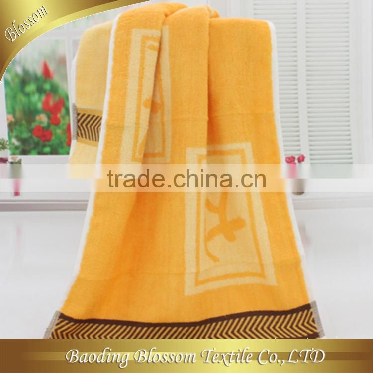wholesale alibaba bamboo towel jacquard yarn dyed gym towel 30*80 cm