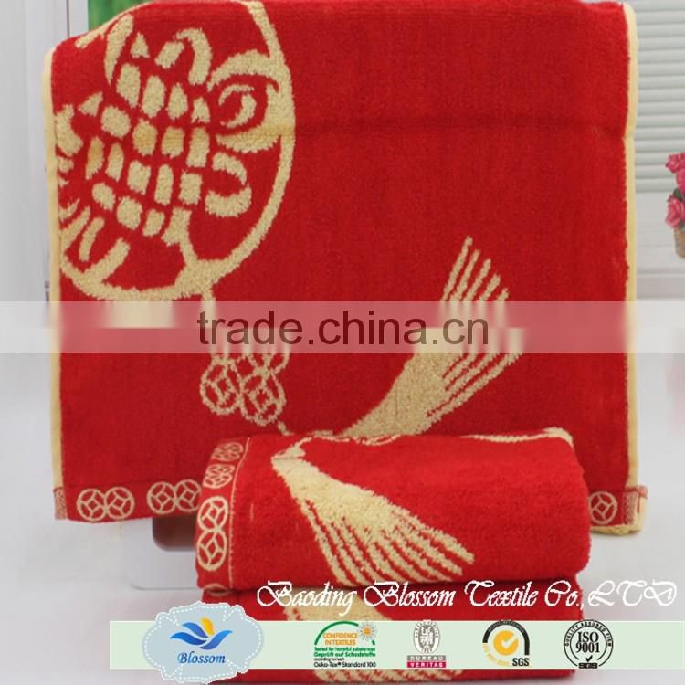 best selling product jacquard eco- friendly bamboo fiber face towels