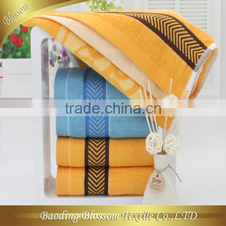 wholesale alibaba bamboo towel jacquard yarn dyed gym towel 30*80 cm