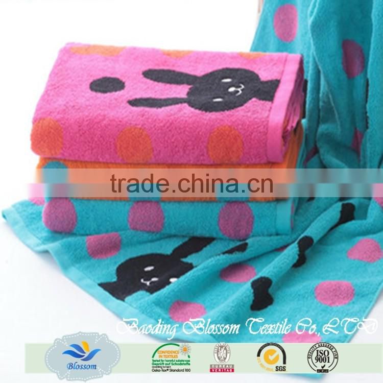 home textile jacquard yarn dyed super absorbent face towels