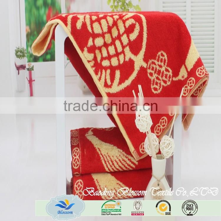 best selling product jacquard eco- friendly bamboo fiber face towels