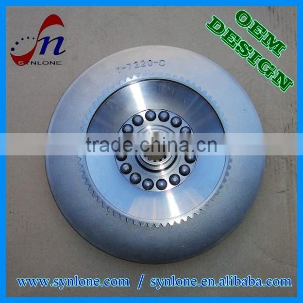 Customized gear plate with internal spline